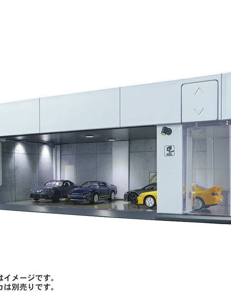 Takara Tomy Tomica Premium GARAGE Silver White Standard Edition (**NO CAR)