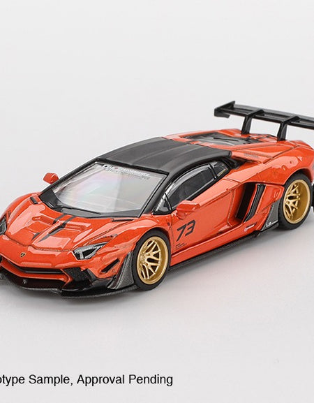 (Pre-order) Mini GT #1033 LB WORKS Lamborghini Aventador Limited Edition Orange