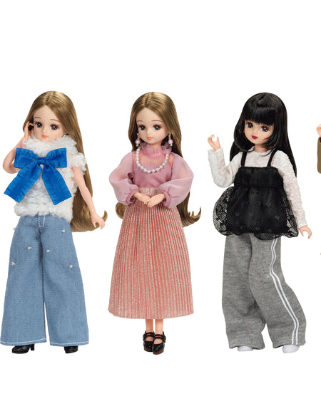 Takara Tomy Licca Dress Real Close Select Vol.1 (Full set of 9) (NO DOLL)