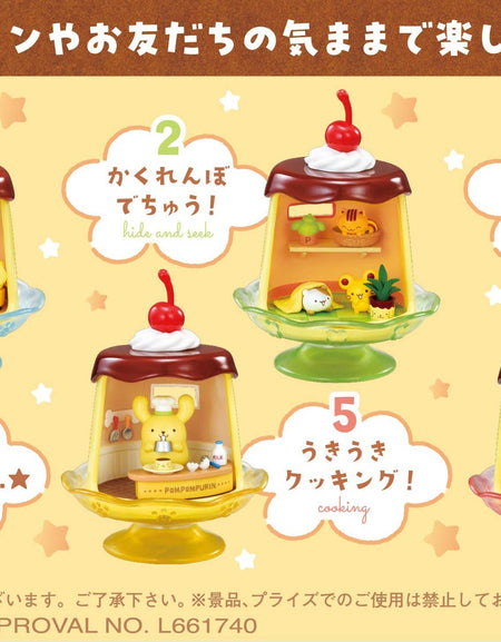Re-ment POMPOMPURIN Daily Moments Complete box set of 6