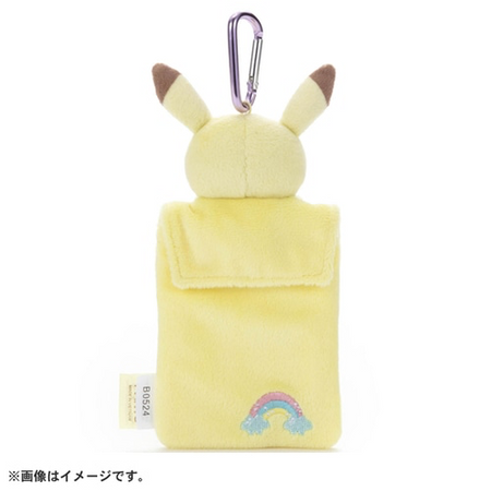 Takara Tomy Arts PS Pokemon Plush - Pokepeace Plush Card Case Pikachu