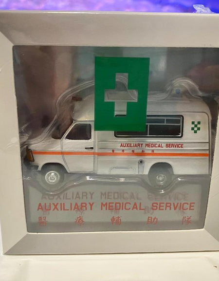 Tiny City Exhibition Exclusive Diecast Car HK AMS Ambulance Training Simulator