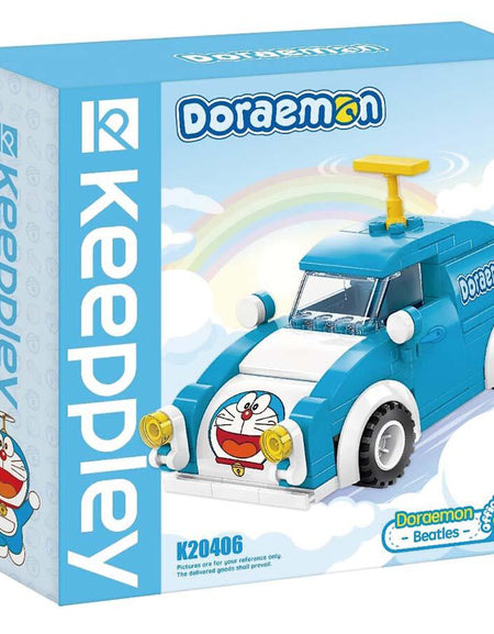 Qman Keeppley Building Blocks Toy #K20406 - Doraemon Mini Car Beetles