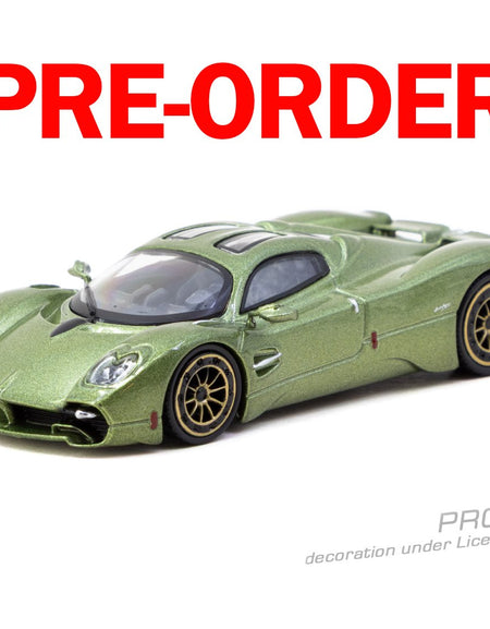 (Pre-order) Tarmac Works Pagani Utopia Green Metallic 1/64 Diecast Model Car