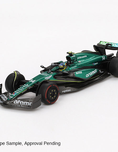 Mini GT 1/64 #999 Aston Martin AMR24 #14 Fernando Alonso 2024 F1 2024 Bah