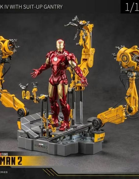 ZD Toys Marvel Avengers 1/10 MK4 & Suit-up Gantry Action Figure Set