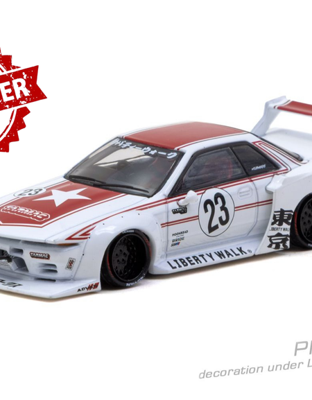 (Pre-order) Tarmac Works 1/64 LB-KAIDO WORKS Nissan R32 Skyline Tarmac Model Car
