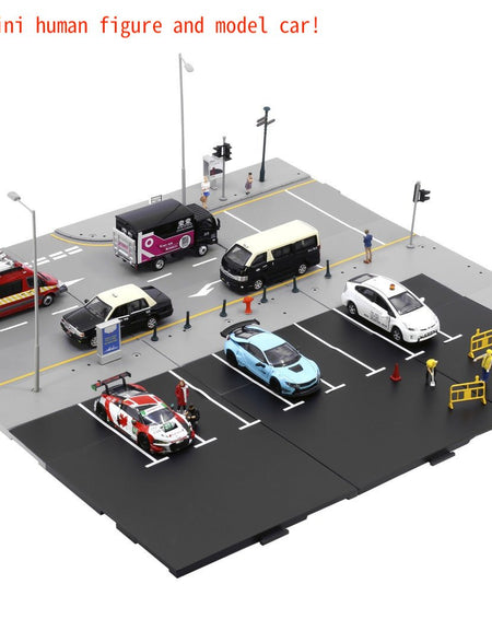 TINY City scale 1:64 Street Diorama Painted Model - S2 Macau Road Set