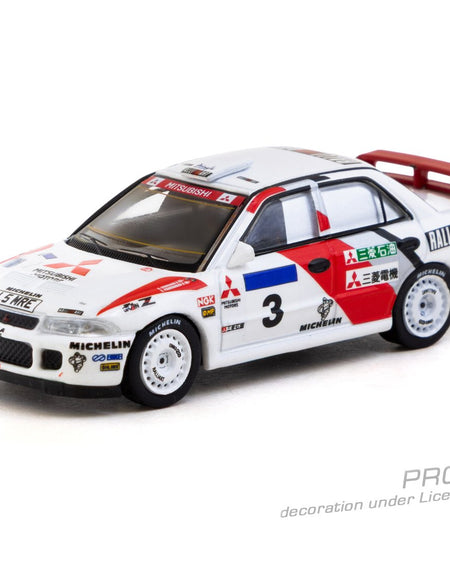 Tarmac Works Mitsubishi Lancer Evolution II Hong Kong Beijing Rally