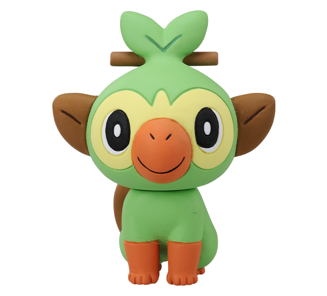 Takara Tomy Pokemon Moncolle MC EX74 Grookey 4CM MINI Toy Figure Pocket Monster