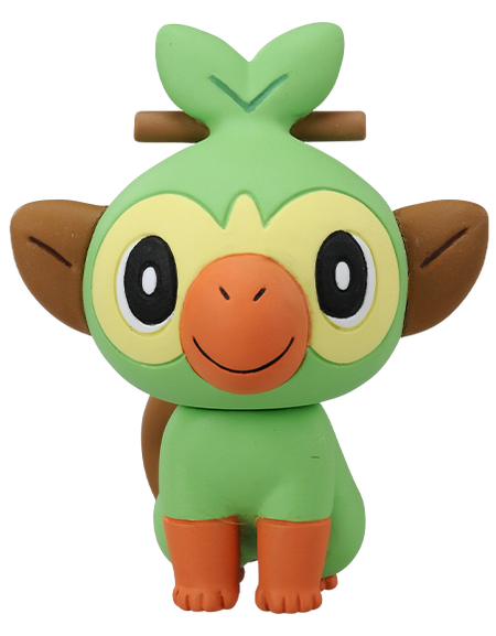Takara Tomy Pokemon Moncolle MC EX74 Grookey 4CM MINI Toy Figure Pocket Monster