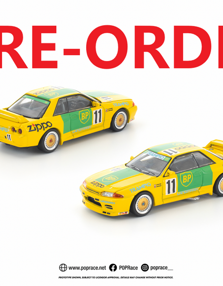 (Pre-order) POPRACE 1/64 GT-R R32 GROUP A 1992 Diecast Model Car