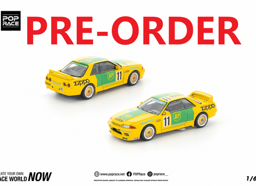 Load image into Gallery viewer, (Pre-order) POPRACE 1/64 GT-R R32 GROUP A 1992 Diecast Model Car

