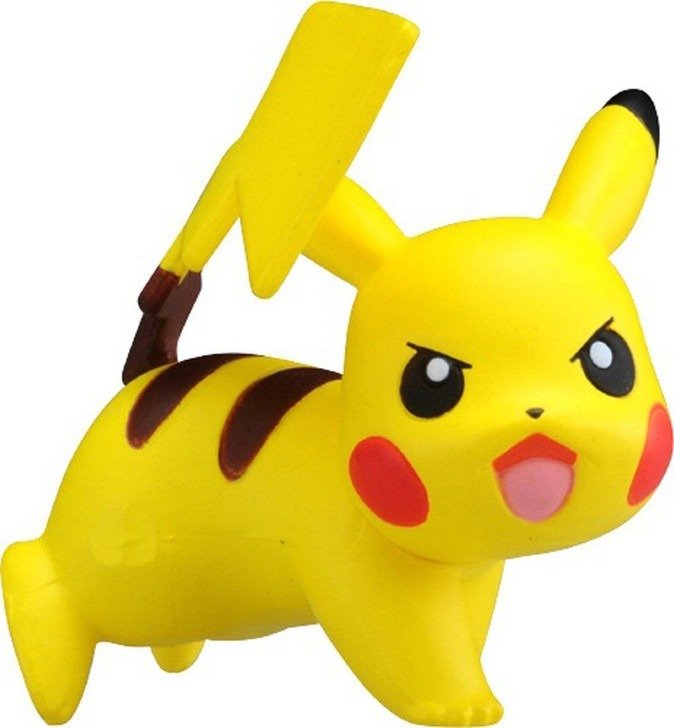 Takara Tomy Pokemon Moncolle Pikachu Battle Pose Figure Asia Ver.