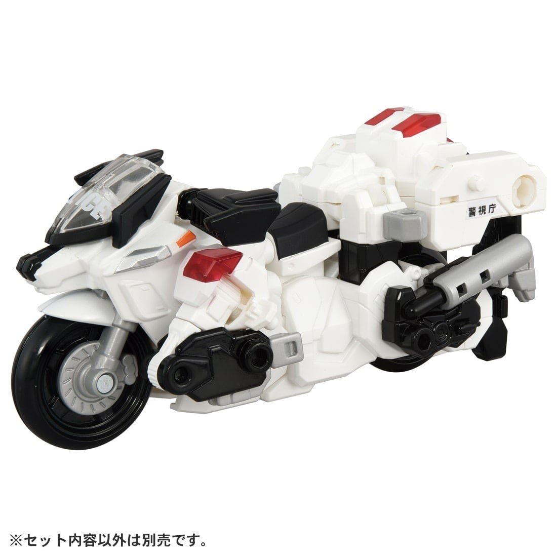 Takara Tomy Tomica Jobraver Deka Ride Armor Police Bike Police Dog Wanwanmaru