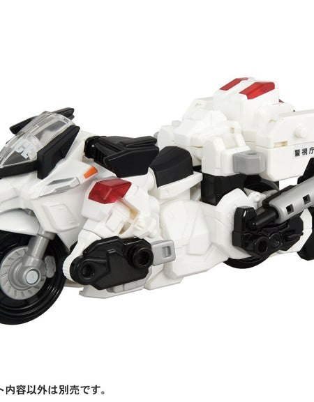 Takara Tomy Tomica Jobraver Deka Ride Armor Police Bike Police Dog Wanwanmaru