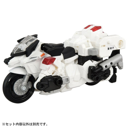 Takara Tomy Tomica Jobraver Deka Ride Armor Police Bike Police Dog Wanwanmaru
