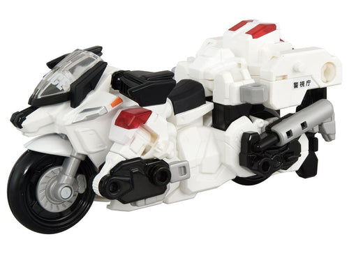 Load image into Gallery viewer, Takara Tomy Tomica Jobraver Deka Ride Armor Police Bike Police Dog Wanwanmaru

