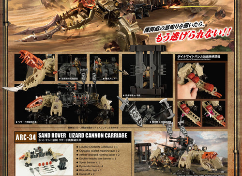Load image into Gallery viewer, TOYS ALLIANCE ARCHECORE ARC-34 SAND ROVER Lizard Cannon Carriage
