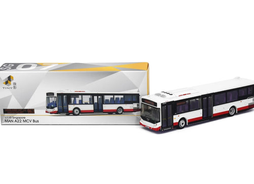 Load image into Gallery viewer, Tiny City SG07 Die-cast Model Car - MAN A22 MCV - Cream (963) Bus
