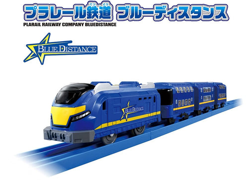 Load image into Gallery viewer, Takara Tomy Plarail S-46 Plarail Railway Blue Distance Sleeper Express Train
