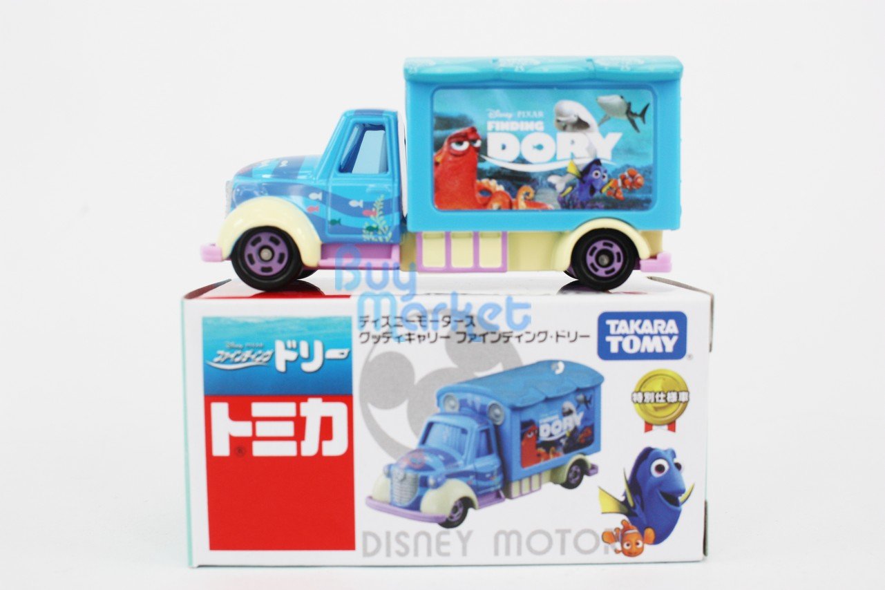 Takara Tomy Tomica Disney Motors Finding Dory Good Carry Car Truck Diecast