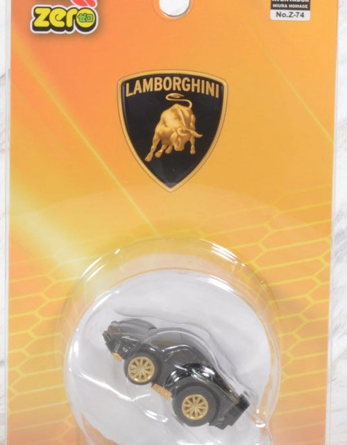 Load image into Gallery viewer, Takara Tomy Tomytec Choro Q zero Z-74c Lamborghini Aventador Miura Homage Black
