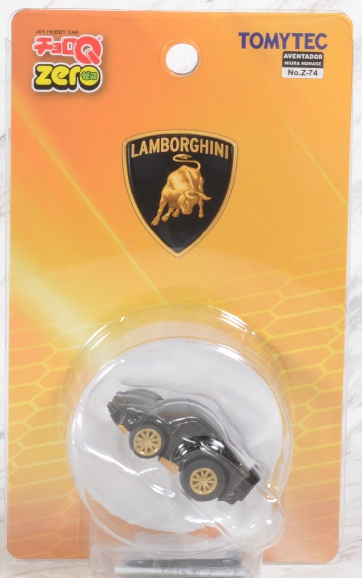 Takara Tomy Tomytec Choro Q zero Z-74c Lamborghini Aventador Miura Homage Black