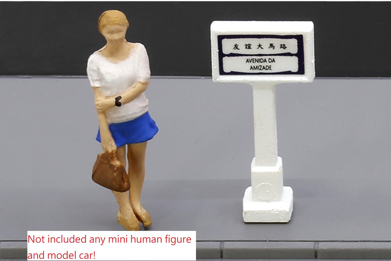 TINY City scale 1:64 Street Diorama Painted Model - S1 Macau Road Set