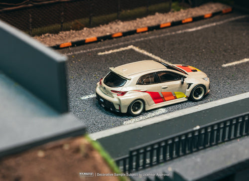 Load image into Gallery viewer, (Pre-order) Tarmac Works 1/64 Toyota GR Corolla Widebody Beige Global64
