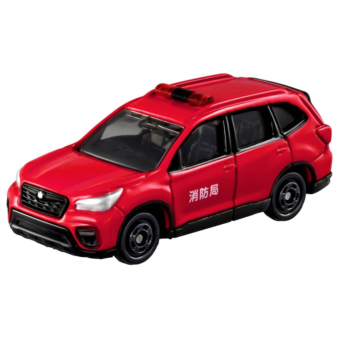 Takara Tomy Tomica No.99 1:65 Subaru Forester Fire Command Car Die-cast Model