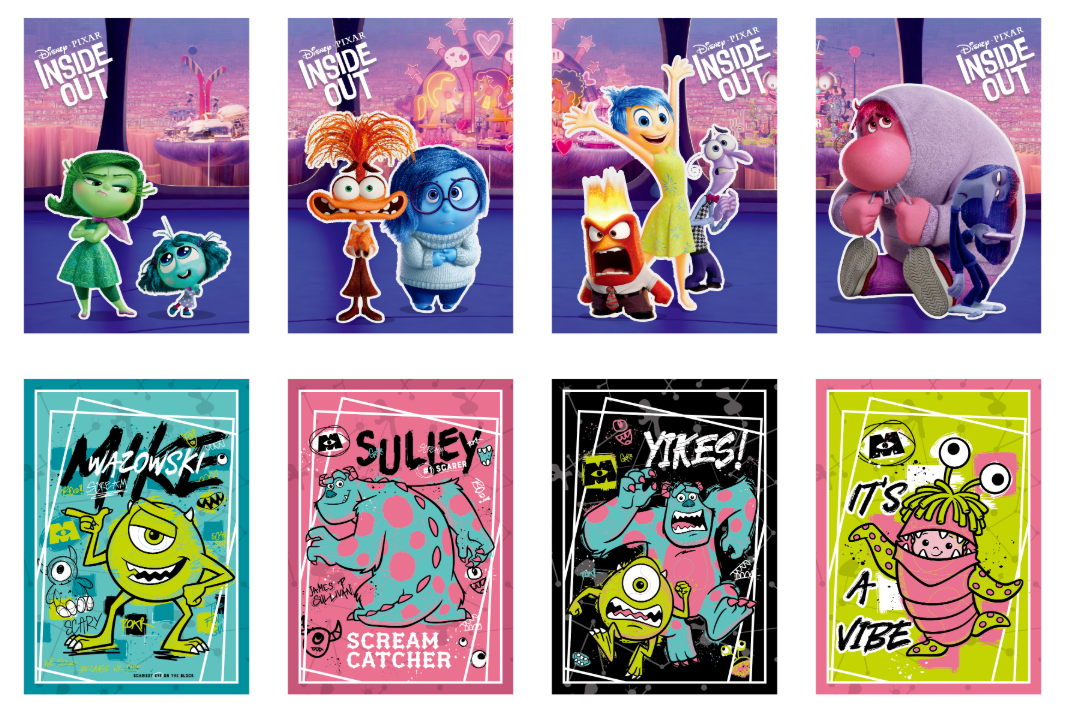 COSMOS Collectible Pixar Series Collectible Card Box Set (20 packs-80 cards SET)