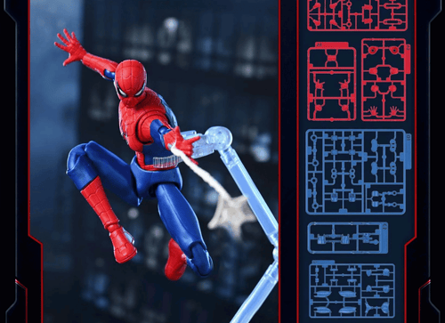 Load image into Gallery viewer, Blokees Marvel Champion Class Spider-Man Brand New Day Model Kit Action Figure
