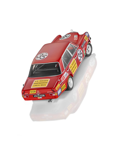 Load image into Gallery viewer, Schuco 1/87 Die-Cast Mercedes-Benz 300 SEL 6.8 AMG #35 &quot;24 Spa 1971&quot; Model Car
