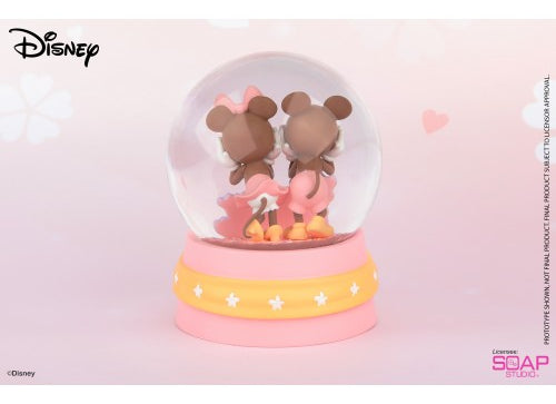 Load image into Gallery viewer, Soap Studio Figure: Disney Cherry Blossom - Mickey Minnie Snow Globe
