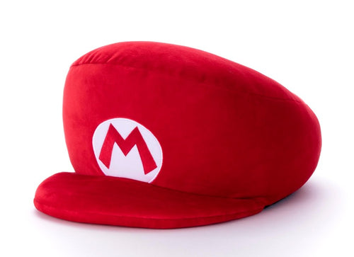 Load image into Gallery viewer, Takara Tomy Mario Soft Plush Toy - Mocchi Game Style Mario's Hat
