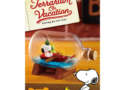 Load image into Gallery viewer, Re-Ment Snoopy &amp; Woodstock Terrarium On Vacation Figure (Set of 6)
