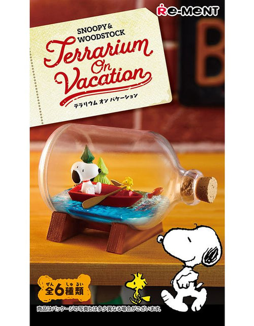 Load image into Gallery viewer, Re-Ment Snoopy &amp; Woodstock Terrarium On Vacation Figure (Set of 6)
