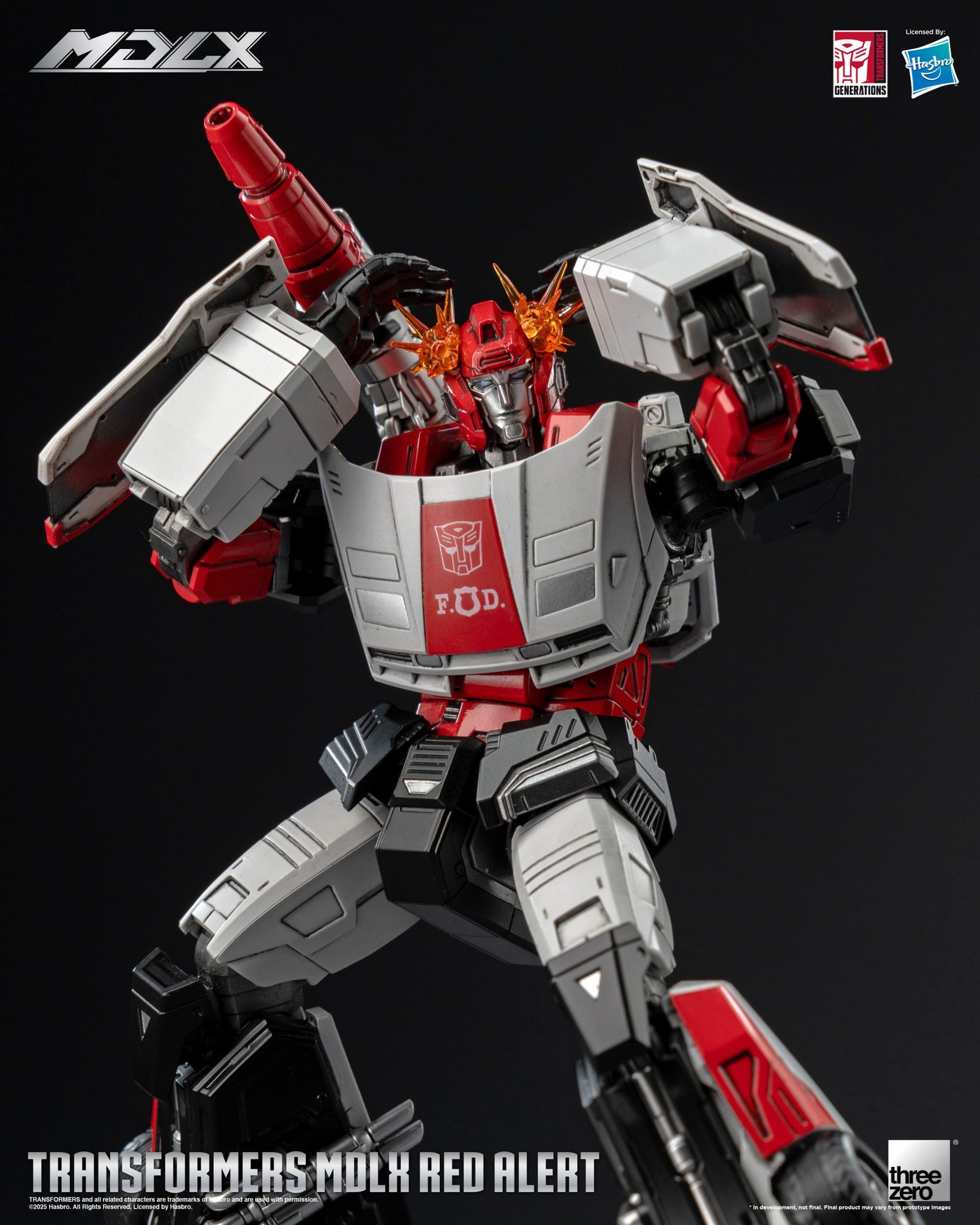 Threezero Transformers MDLX Red Alert Action Figure 20cm