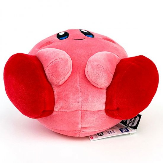 Takara Tomy Kirby Soft Plush Toy - Mocchi Game Style Kirby (S Size) 14.5cm