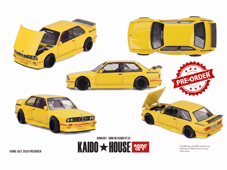 (Pre-order) Mini GT #301 BMW M3 Kaido GT V3 Diecast Model Car