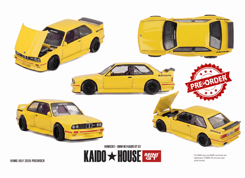 Load image into Gallery viewer, (Pre-order) Mini GT #301 BMW M3 Kaido GT V3 Diecast Model Car
