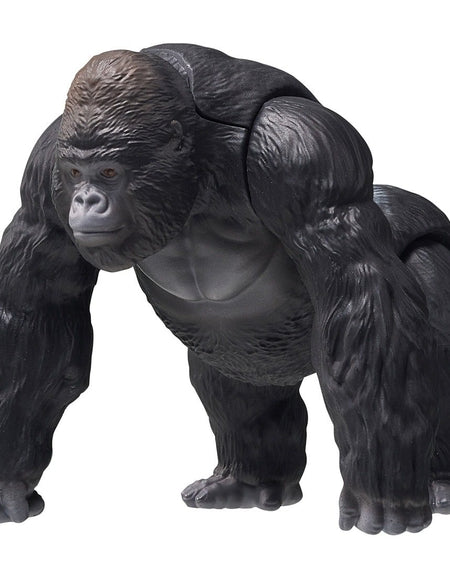 Takara Tomy Ania AL-29 Gorilla Animal Figure with Color Picture Cards