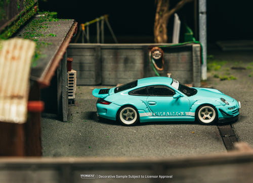 Load image into Gallery viewer, Tarmac Works 1/64 RWB 997 Lomianki Diecast Model Car
