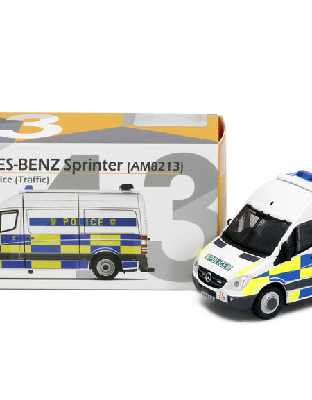 Tiny City 43 Die-cast Model Car - Mercedes-Benz Sprinter (high-roof) Police