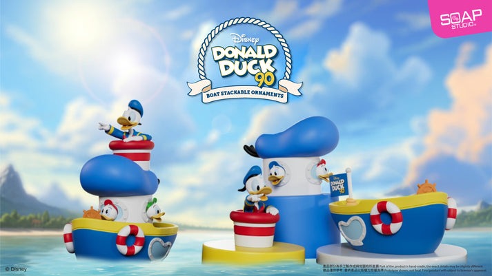 Soap Studio x Disney Donald Duck's Boat Stackable Ornaments 90 Figure