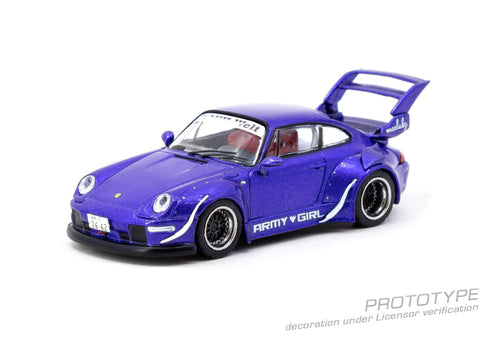 Load image into Gallery viewer, Tarmac Works 1:64 RWB 993 ARMY GIRL Diecast Model Car
