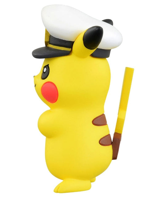Load image into Gallery viewer, Takara Tomy Pokemon Moncolle - MS-12 Captain Pikachu Mini Figure Color Box
