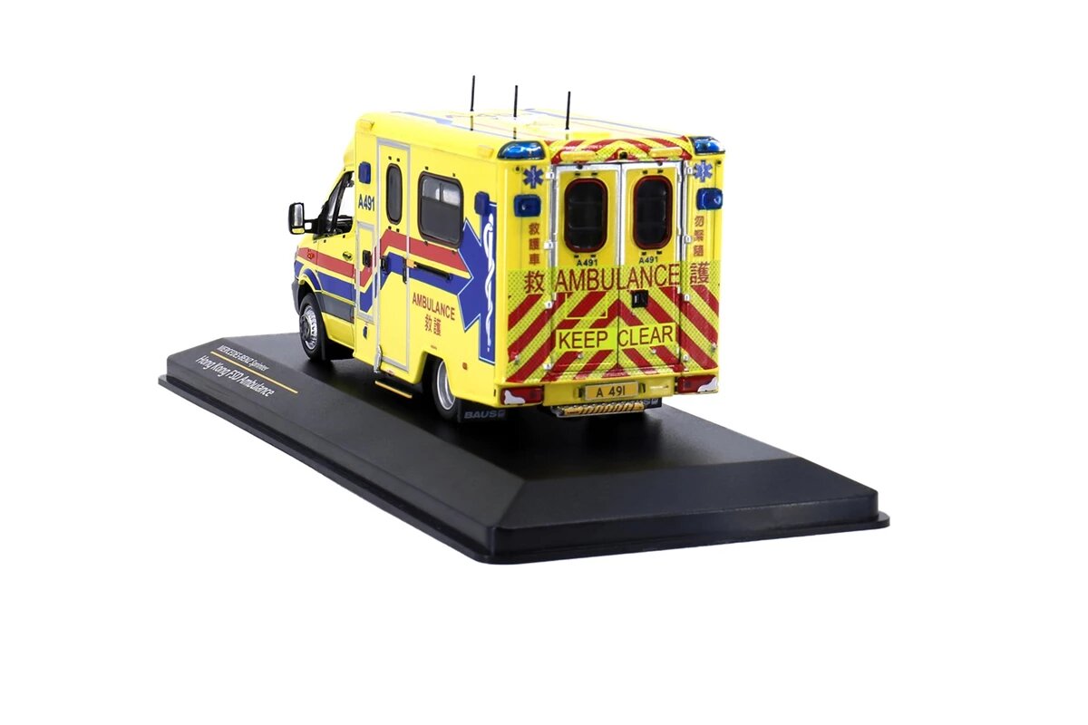Tiny City Hobby 1/43 MERCEDES-BENZ Sprinter FL HKFSD Ambulance (A491) Model Car