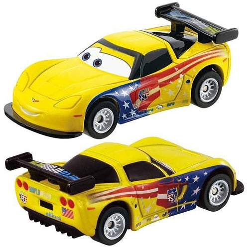 Load image into Gallery viewer, Takara Tomy Disney Tomica Diecast Car - PIXAR CARS C-40 Jeff Gorvette (Standard)
